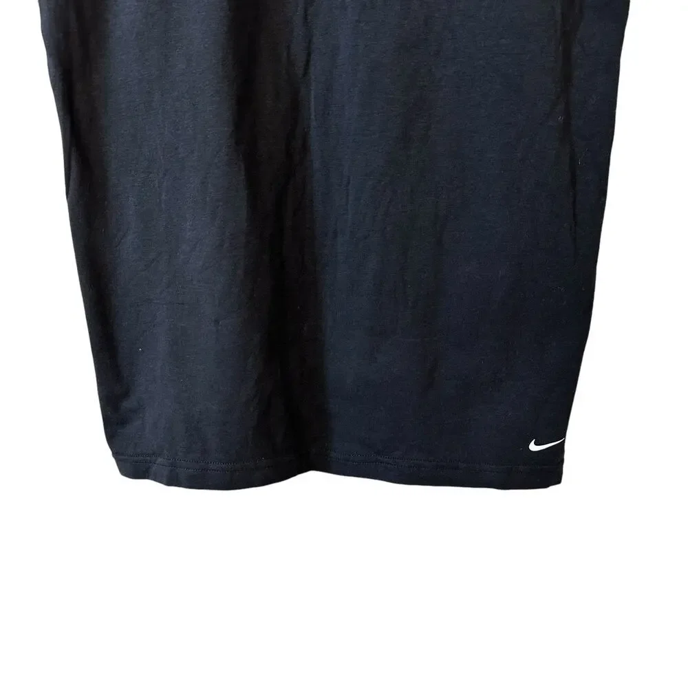 Nike Mens Dri Fit Short Sleeve Crew Neck T-Shirt Black Size Small Activewear New